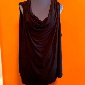3x Calvin Klein Swoop Neck Sleeveless Top